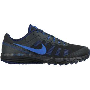 Nike Dual Fusion Trail 2 Running Shoe In Black Hyper Cobalt Size 10.5